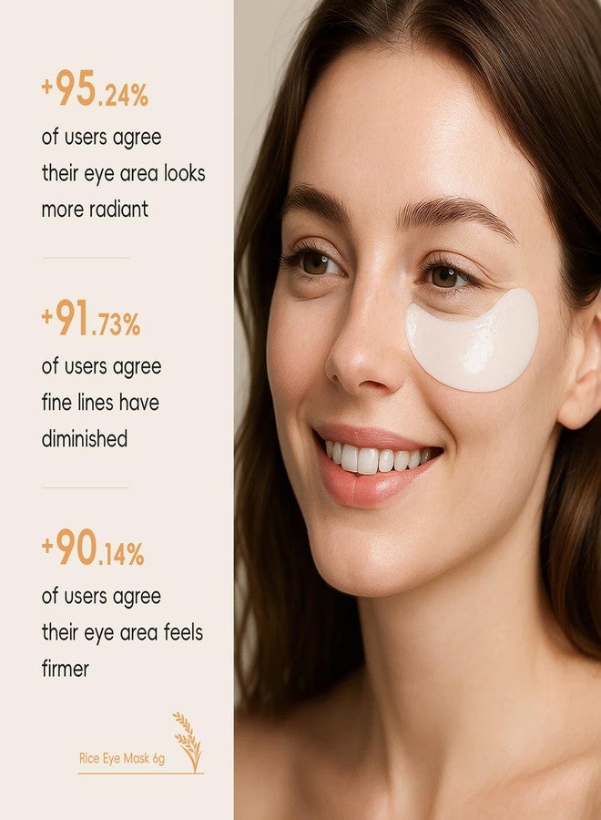 MIESCHER Rice Eye Mask, Under Eye Patches Collagen Pads for Puffy Eyes, Dark Circles, Bags and Wrinkles, Relieves Pressure and Reduces Wrinkles (5 Pairs) - Image 5