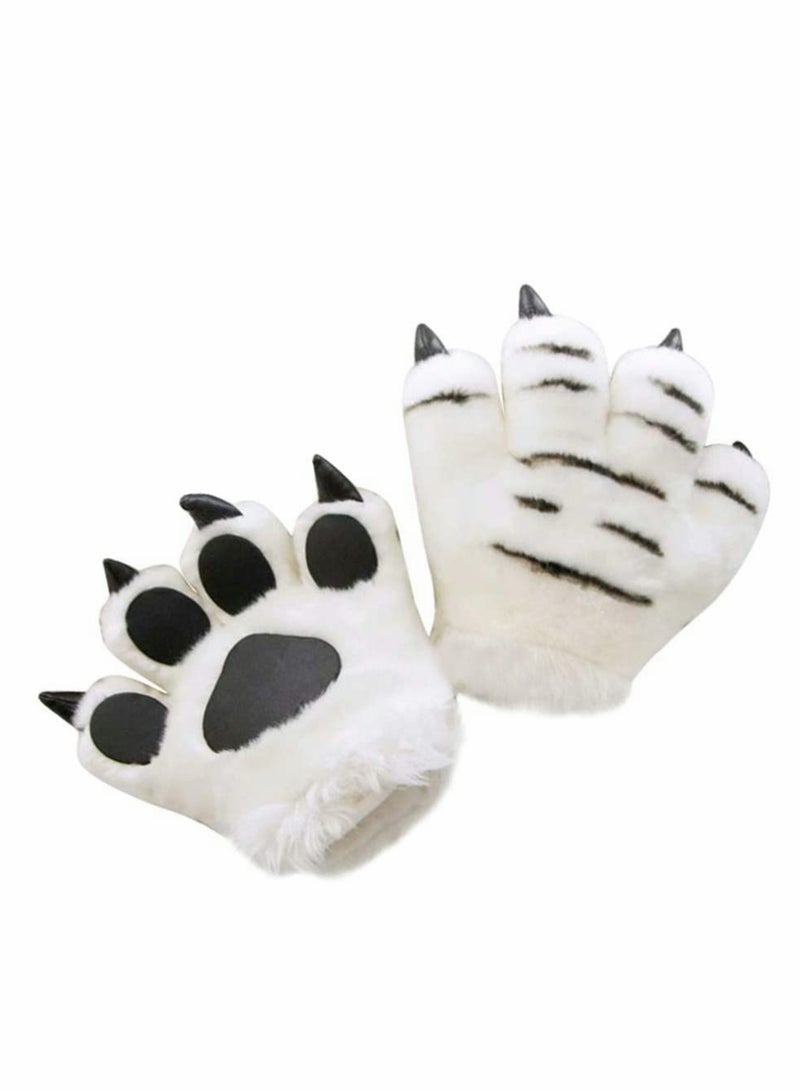 Animal Paw Glove, 2 Pcs Winter Warm Glove, Cosplay Animal Hand Paws Glove - Image 1