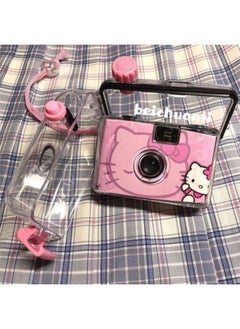 Generic Non-Porter Camera Student Cheap Disposable Film Retro Cute Portable Color Fools Home-Body Color:See-through Retro Black Camera + Waterproof Case + Manual  - Image 5