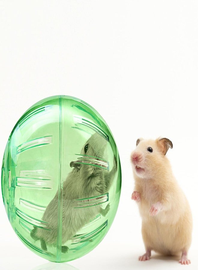 Baluue Hamster Exercise Ball, 4 Inch Transparent Guinea Pigs Running Ball, Small Silent Exercise Wheel for Dwarf Hamster Wheel Small Pets, Increase Activity - Image 1