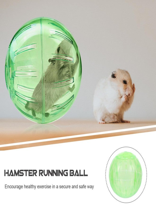 Baluue Hamster Exercise Ball, 4 Inch Transparent Guinea Pigs Running Ball, Small Silent Exercise Wheel for Dwarf Hamster Wheel Small Pets, Increase Activity - Image 3