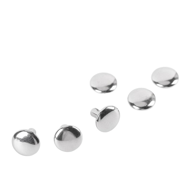 500 Pcs 7x6mm Stainless Steel Double Sided Rivet Set Round Top Leather Studs for Crafts Clothing Boots Handbags - Image 3