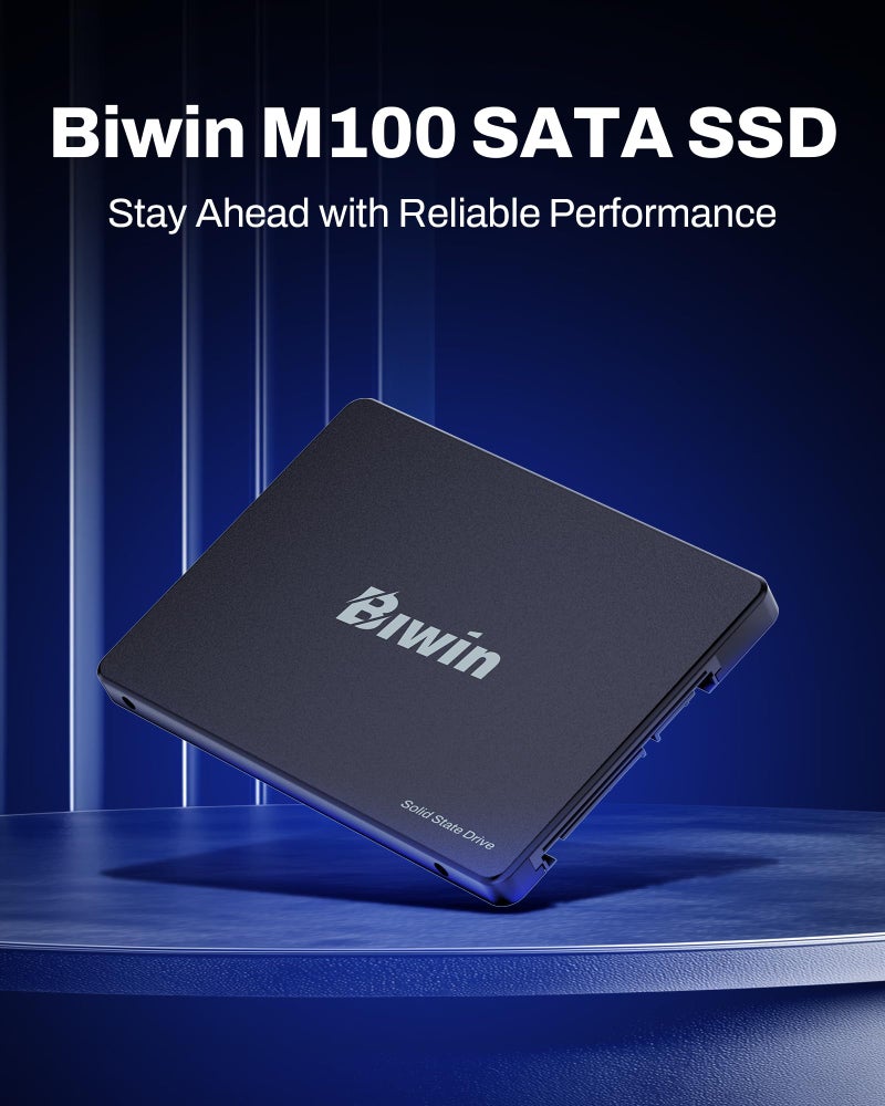 Biwin M100 256GB SSD 2.5" SATA III High Speed 550MB/s Internal SSD Heavy Duty Low Power Consumption Shock Proof PS4 Compatible 3 Years Warranty - Image 5