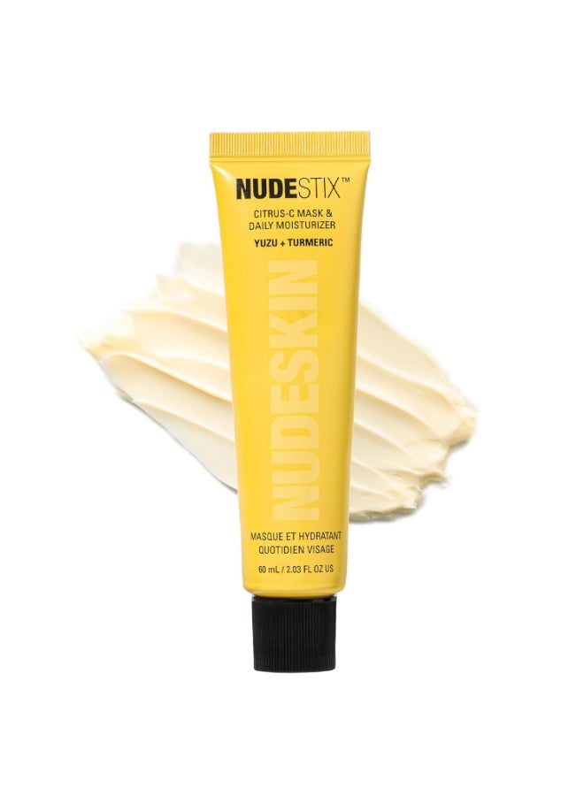 نوديستكس قناع ومرطب يومي Nudestix Citrus-C سعة 60 مل - كريم مرطب 2 في 1 بفيتامين سي مع اليوزو والكركم | جمال نظيف، مرطب للوجه لبشرة متألقة | نباتي ولم يُختبر على الحيوانات - Image 1