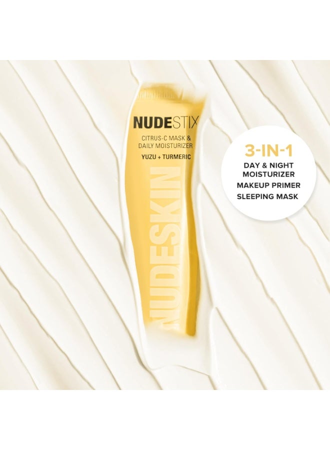 نوديستكس قناع ومرطب يومي Nudestix Citrus-C سعة 60 مل - كريم مرطب 2 في 1 بفيتامين سي مع اليوزو والكركم | جمال نظيف، مرطب للوجه لبشرة متألقة | نباتي ولم يُختبر على الحيوانات - Image 2