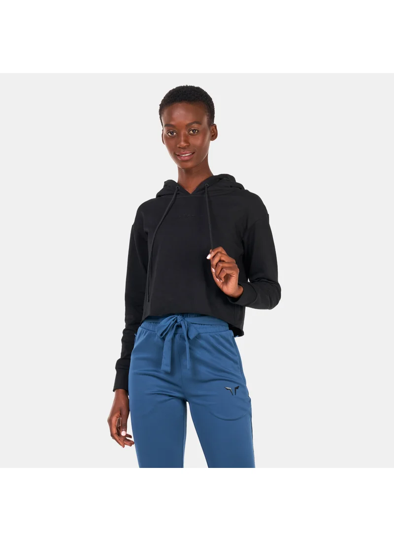 SQUATWOLF Women's She Wolf Crop Hoodie