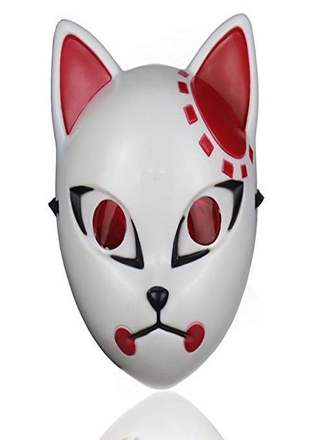damdos Halloween Prop Cosplay Mask for Makomo Tanjirou Sabito Cosplay Masks Birthday Gifts (Tanjirou) - Image 1