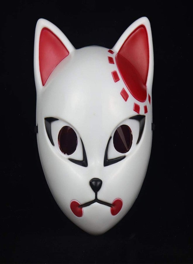 damdos Halloween Prop Cosplay Mask for Makomo Tanjirou Sabito Cosplay Masks Birthday Gifts (Tanjirou) - Image 2