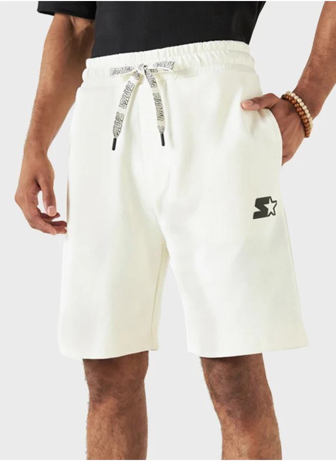 ستارتر Drawstring Logo Printed Shorts