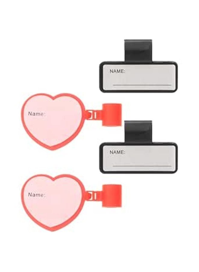 4 Pieces Stethoscope Name Tags Plastic Identification Cards With Clip For Nurses - Image 1