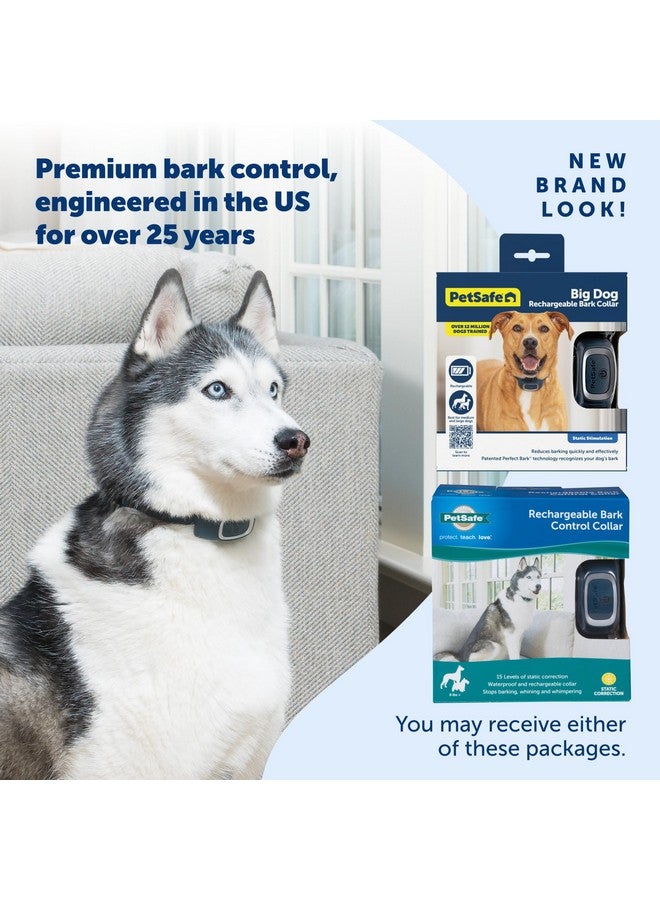 PetSafe Rechargeable Bark Collar, 15 Levels of Automatically Adjusting Static Correction - Rechargeable, Waterproof - Reduces Barking and Whining - for Small, Medium, and Large Dogs Over 8 lb - Image 2