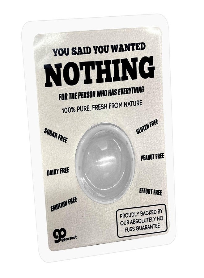 Gears Out Ultimate Gag Gift - The Gift of Nothing for the Person Who Has Everything - Perfect White Elephant, Secret Santa, Father's Day & Valentine's Day Prank for Boyfriend or Wife - Image 1