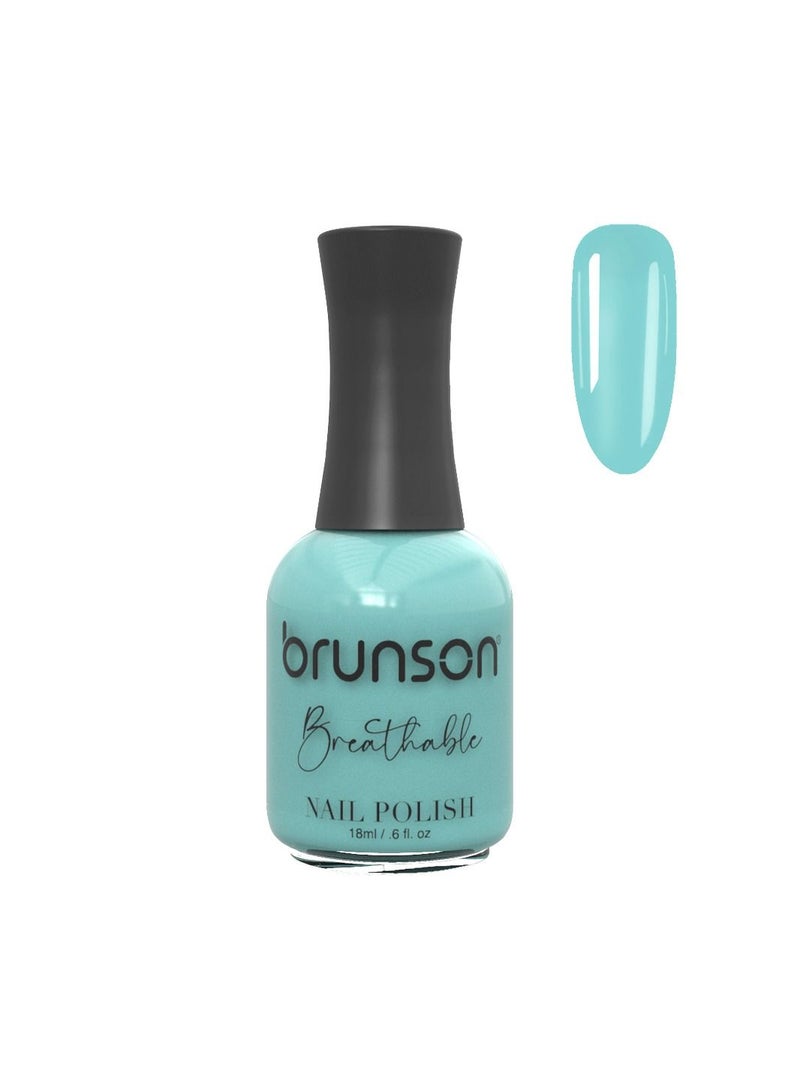 Brunson Breathable Nail Polish Halal Nail Lacquer Wudu friendly Quick Dry long lasting but easy p