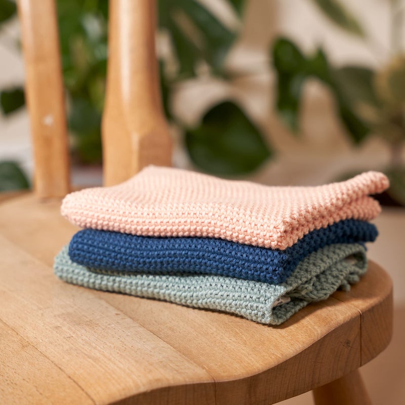 Wild Stone Wild & Stone | Organic Cotton Dish Cloth | Eco-Friendly Kitchen Cloth | Biodegradable & Compostable Cleaning Cloth | Beach Sand - Image 4