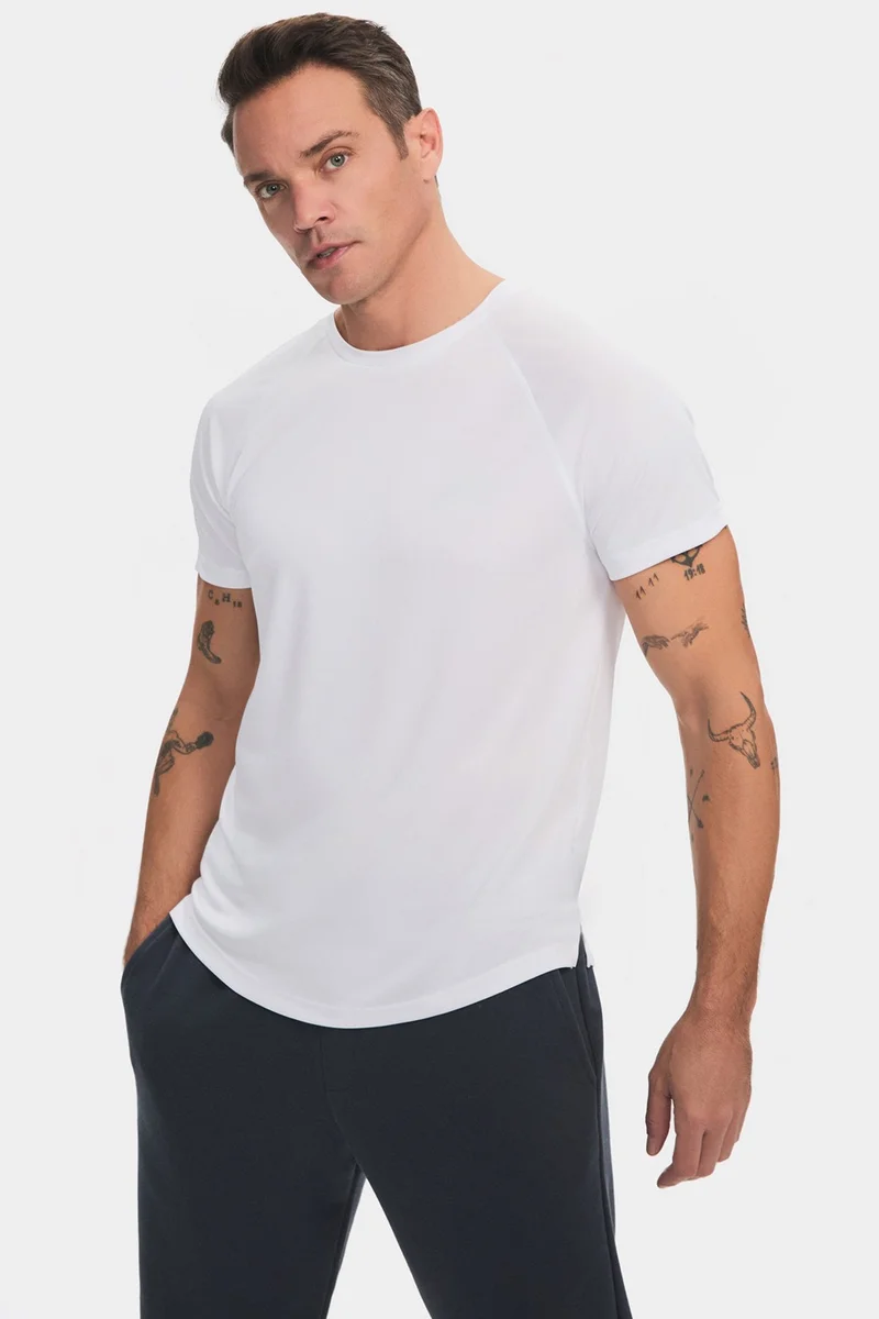 JOYSTAR Men's Slim Fit Raglan Sleeve Sports T-shirt