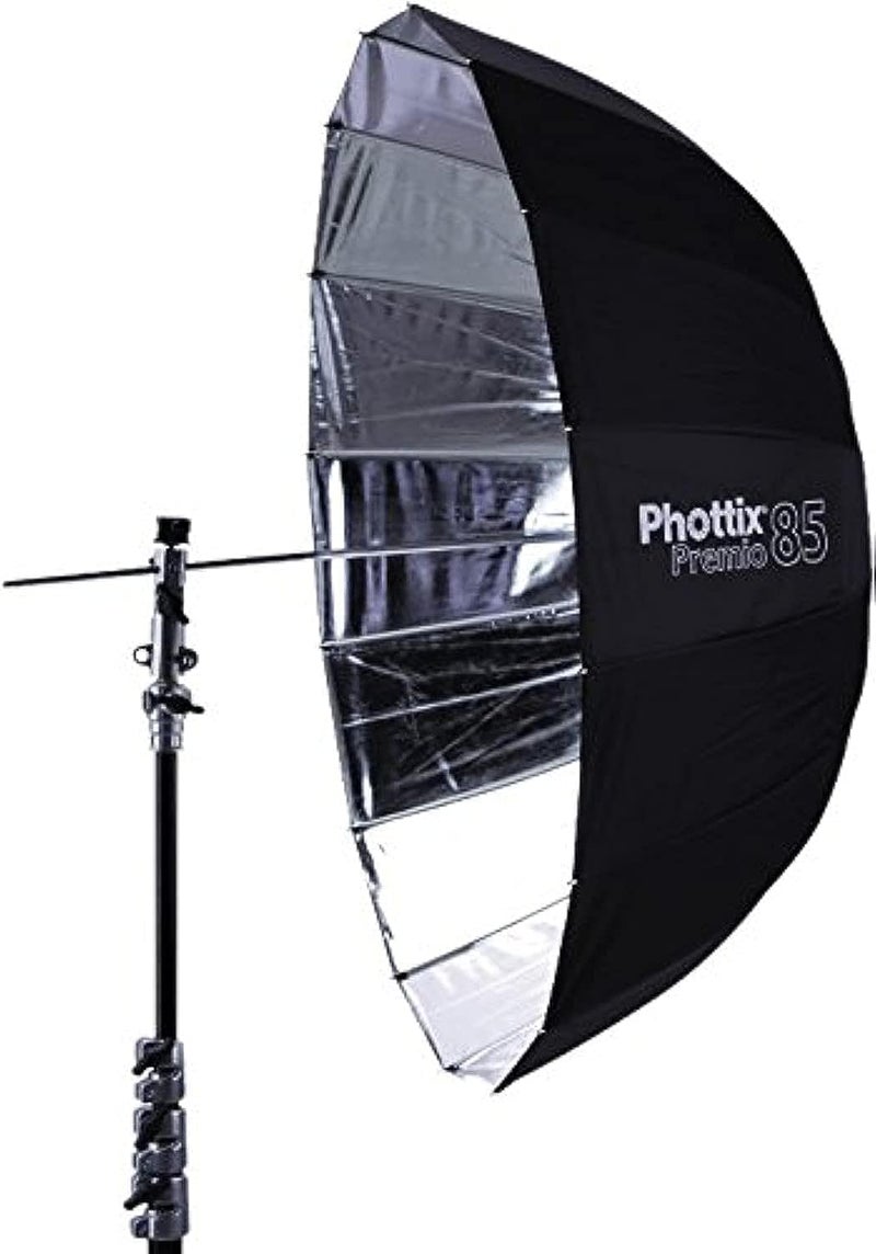 Phottix Premio Parabolic Umbrella Silver 85cm/33in - Image 1