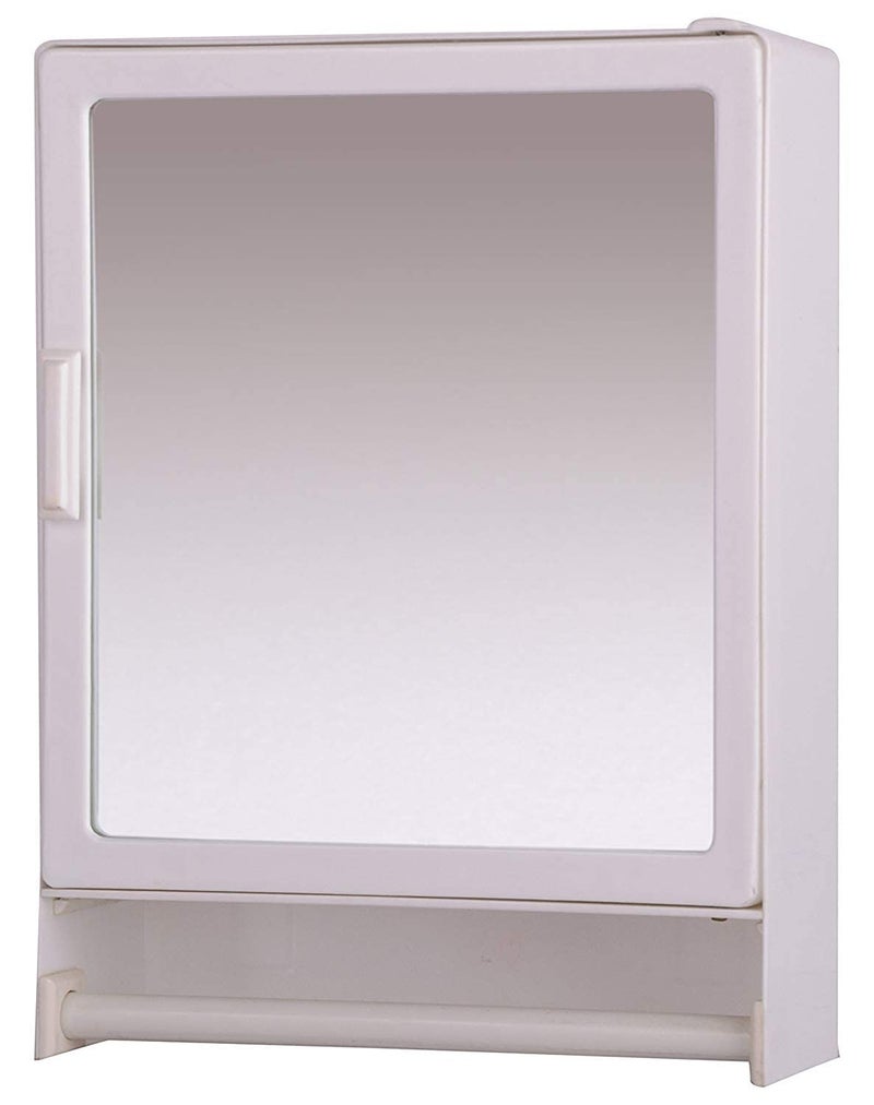 Riya Riya Bathroom Cabinet with Mirror Door White 14x45x18  - Image 1
