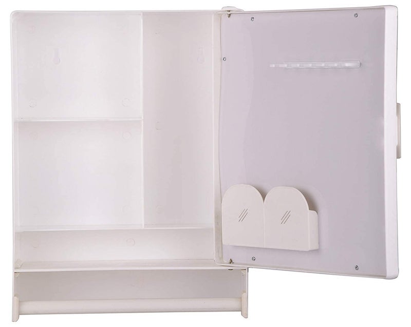 Riya Riya Bathroom Cabinet with Mirror Door White 14x45x18  - Image 4