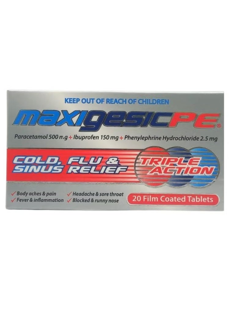 Maxigesic PE Film Coated Tablet 20'S