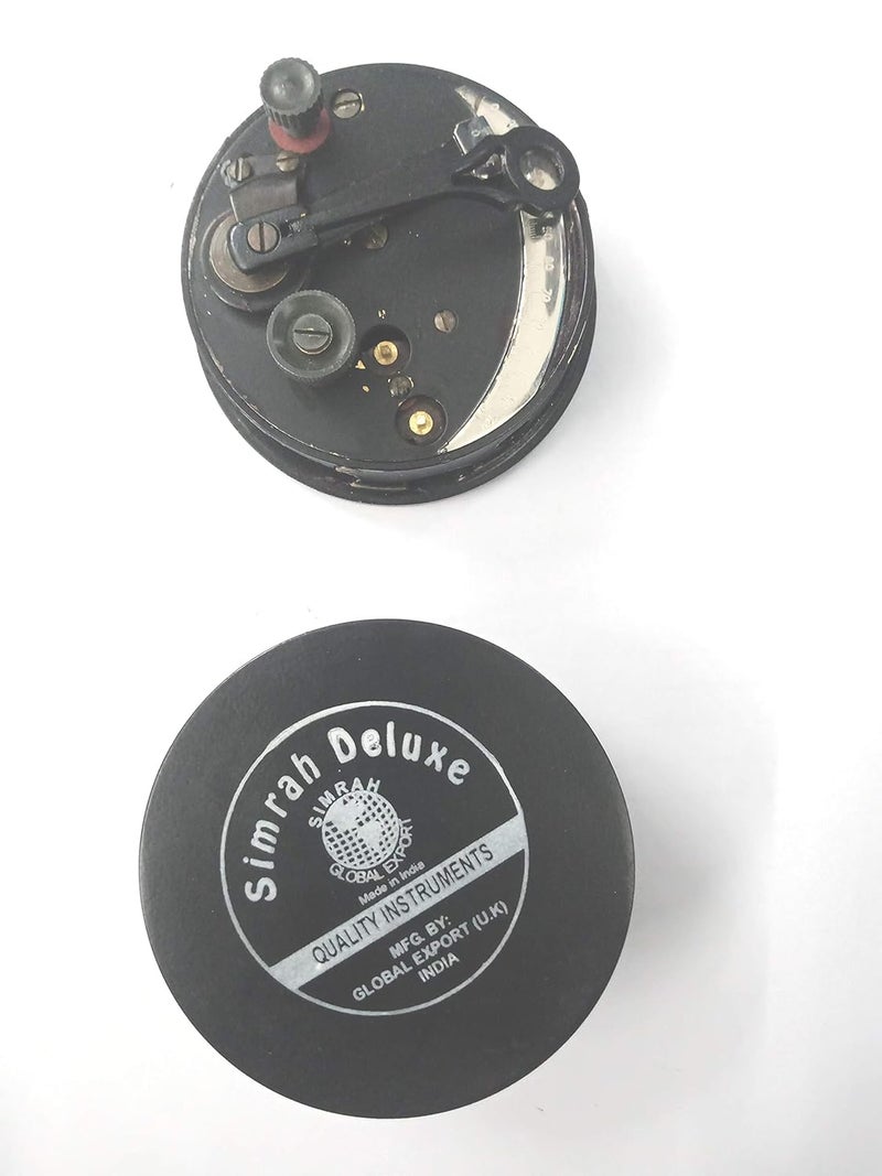 Generic SIMRAH BOX SEXTANT 75 MM DIA FULL BRASS WITH TELESCOPE ARC DIVIDED INTO FROM 0 TO 140 DEGREE FITTED - Image 3