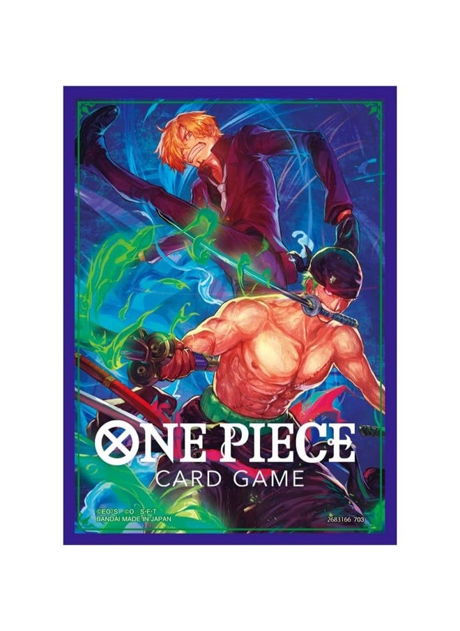One Piece One Piece Card Game Official Sleeves: Assortment 4 - Zoro & Sanji Card Sleeves (70-Pack) 