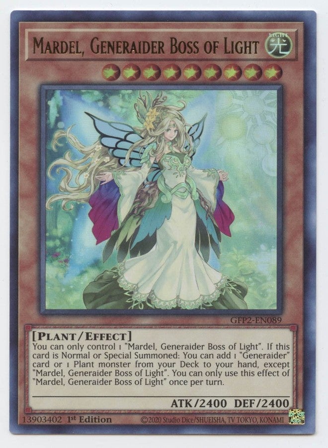 Mardel, Generaider Boss of Light - GFP2-EN089 - Ultra Rare - 1st Edition