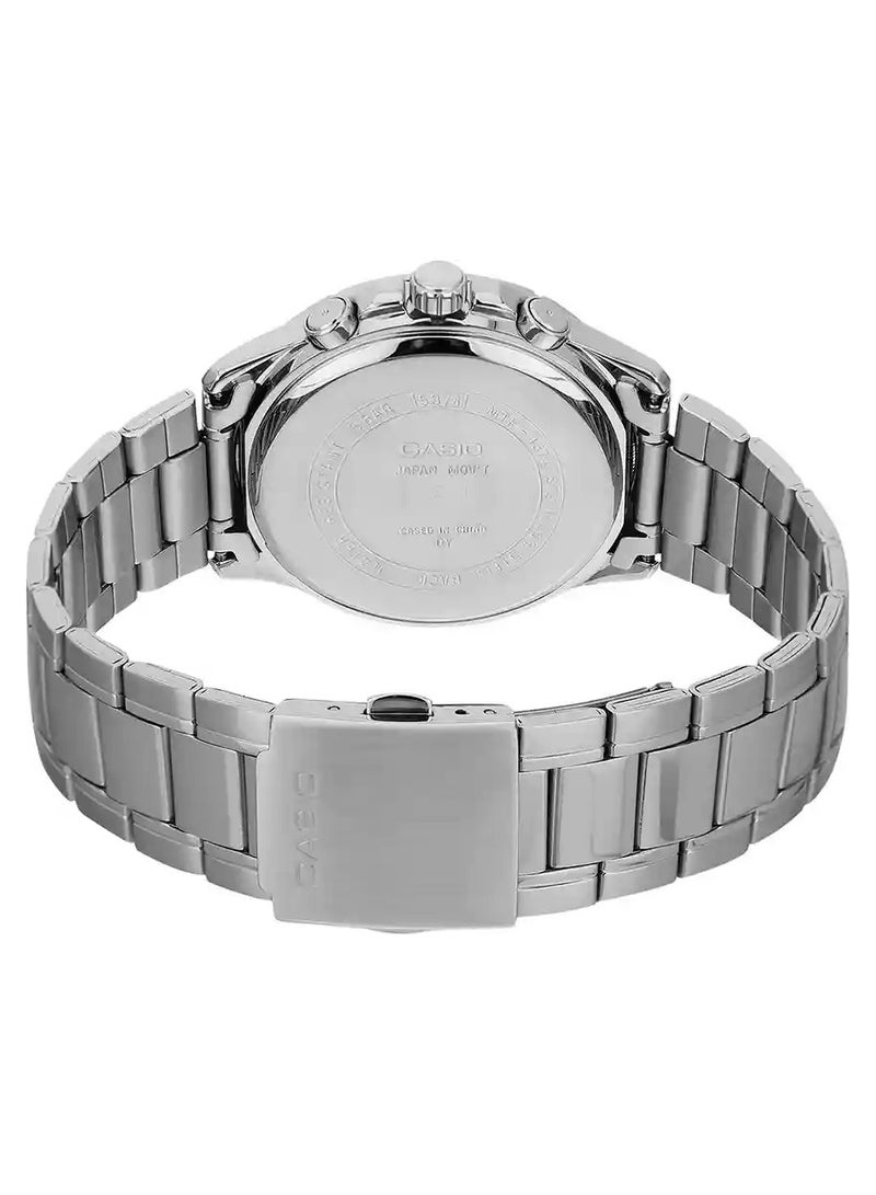 CASIO Men's Multifunction Stainless Steel Watch MTP-1374D-5A2VDF - Image 4