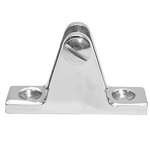Amadget 2 PCS Marine Boat Deck Hinge Mount Bimini Top Fitting Hardware 316 Stainless Steel - Image 2