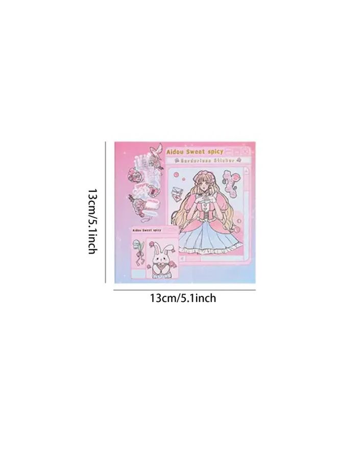 Sweet And Spicy Idols Anime Stickers 50pcs Glitter Matte Finish For Journal Scrapbook Crafts - Image 2