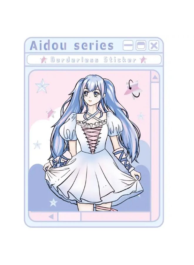 Sweet And Spicy Idols Anime Stickers 50pcs Glitter Matte Finish For Journal Scrapbook Crafts - Image 5