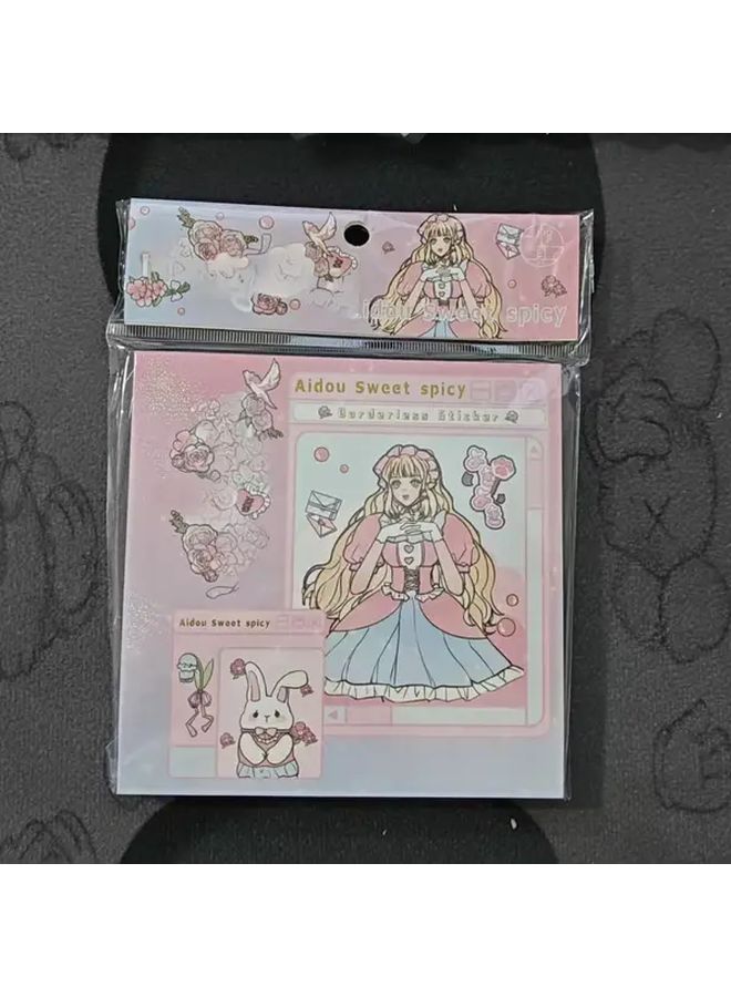 Sweet And Spicy Idols Anime Stickers 50pcs Glitter Matte Finish For Journal Scrapbook Crafts - Image 1