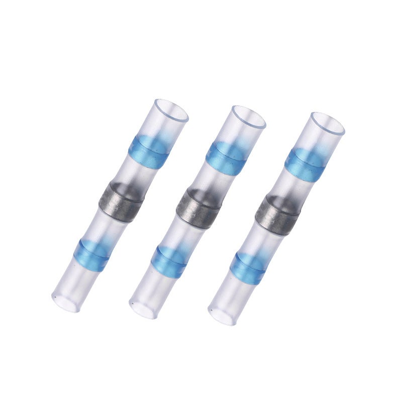 Factory Heat Shrinkable Tube Solder Ring Quick Terminal Protection Sleeve Pressure-Free Heat Shrinkable Solder Ring Flame Retardant Tin Ring - Image 1