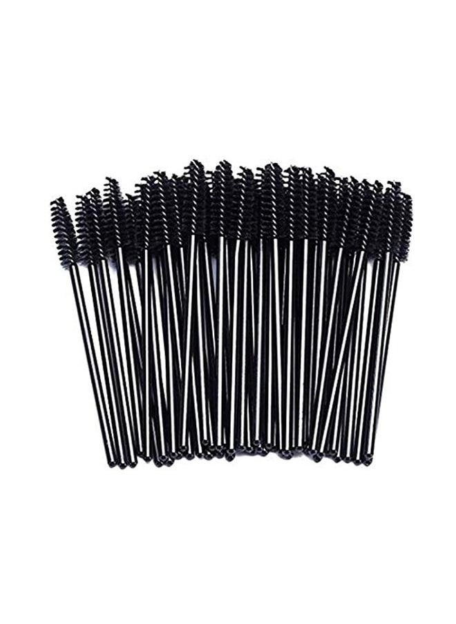 ORiTi 100 Pieces Eyelash Mascara Applicator Disposable Brush, Black  - Image 1