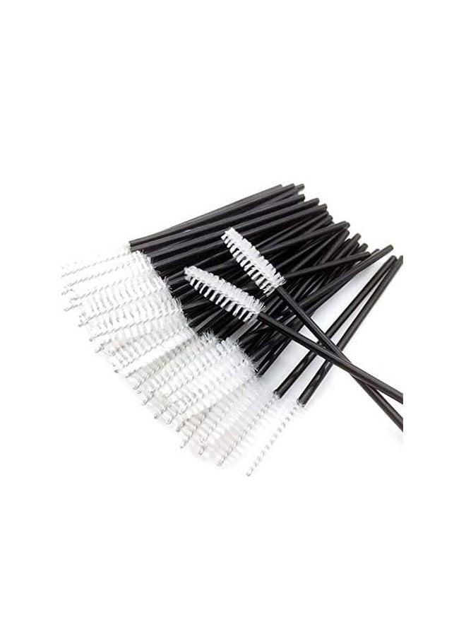 ORiTi 100 Pieces Eyelash Mascara Applicator Disposable Brush, Black  - Image 4