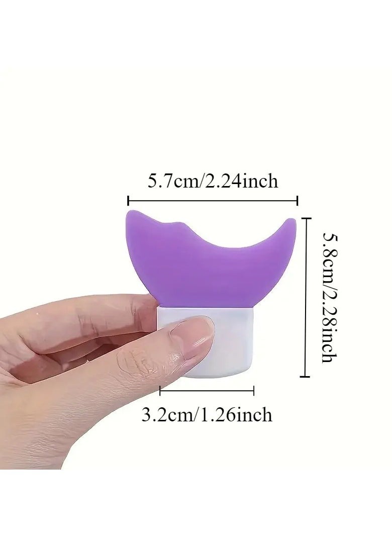 Multifunctional Silicone Eye Makeup Shield - Mascara Guard, Eyeshadow Applicator & Eyeliner Guide, Reusable Cosmetic Aid for Flawless Makeup Application - Use without Power