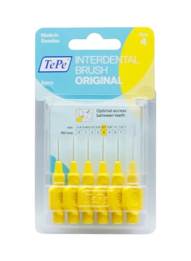 Tepe Interdental Brush, Size 4, 6 Piece