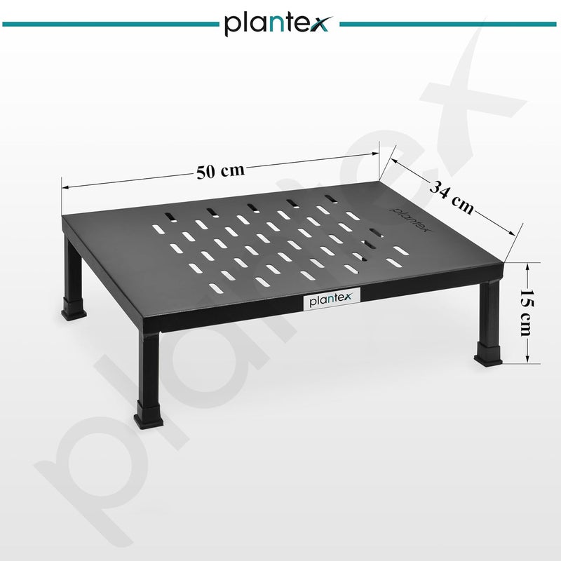 plantex حامل ميكروويف بلانتكس مع قاعدة مثبتة على الأرض - Image 3