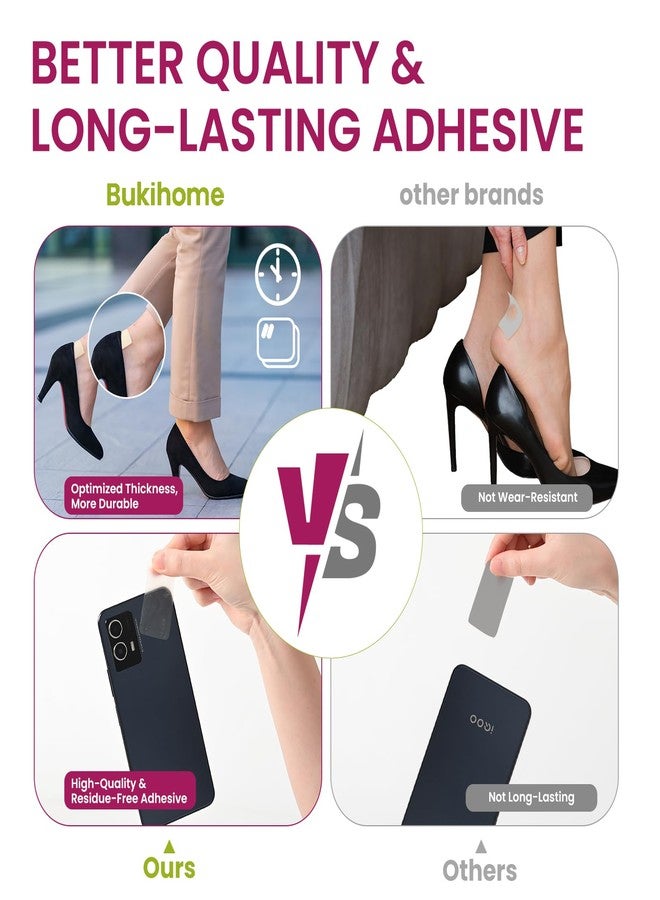Bukihome Blister Bandages for High Heels Women - Bukihome 14 PCS Hydrocolloid Pads Prevent Rubbing Shocks Protect Foot Heels - Wedding Essentials Gifts for Bridesmaid Daily Travel Essentials Emergency Kits - Image 3