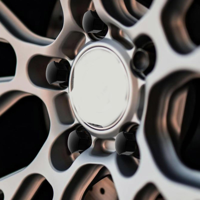 Matte Black Lug Nut Caps 20pcs With Removal Tool Rust Resistant Tire Bolt Cover - Image 5