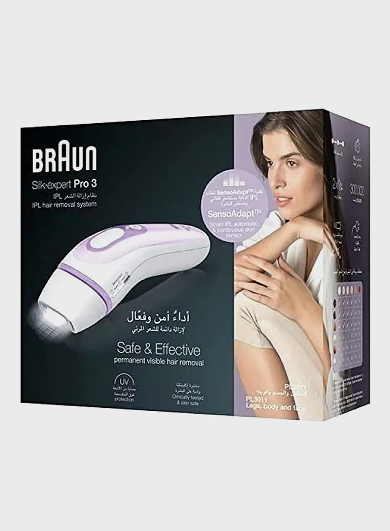 BRAUN Silk Expert Pro 3 Pl3011 Latest Generation Ipl