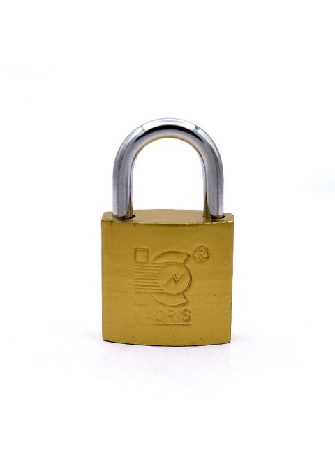 Heavy-Duty Security Padlock HA-1426, Weather-Resistant in Solid Brass Lock 25MM - Padlock  shackle with Keys for Sheds, Storage Unit, School, Gym Locker, Fence, Toolbox, Hasp Storage