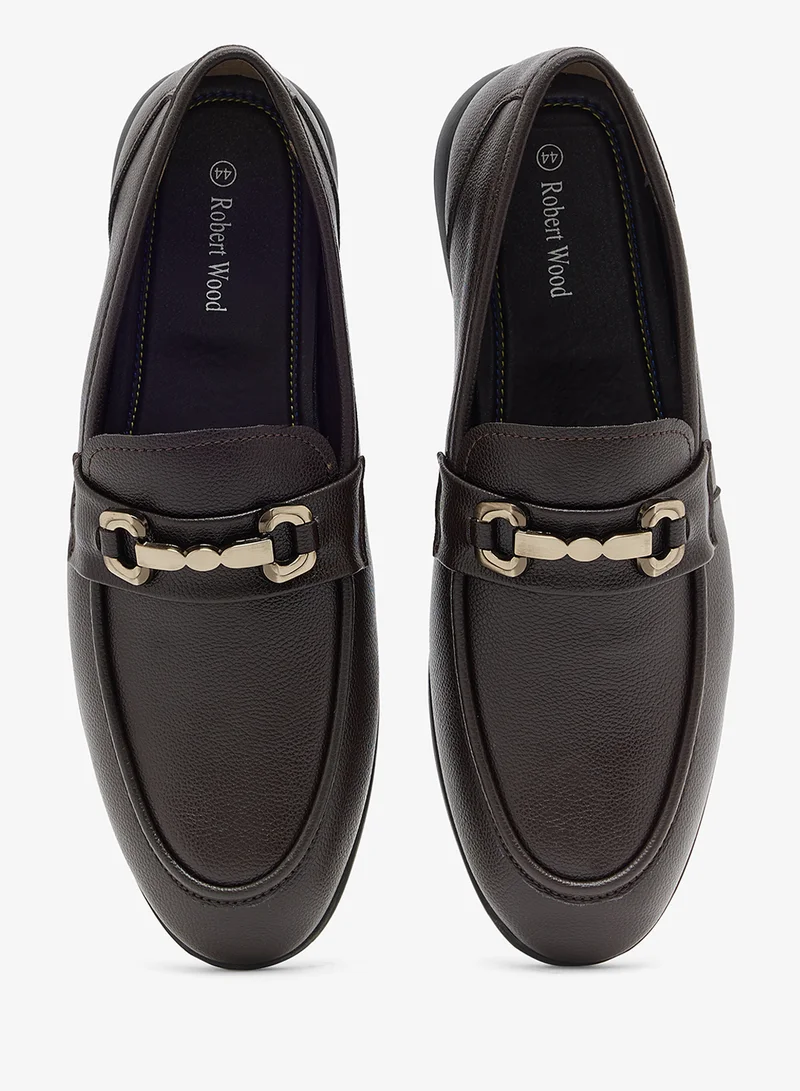 Robert Wood  Saddle Detail Loafers for Men | Best Price UAE