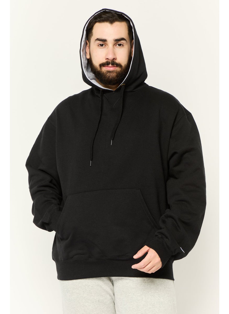 Champion - Men Sportswear Fit Embroidered Logo Long Sleeves Outdoor Hoodie, Black - Image 1