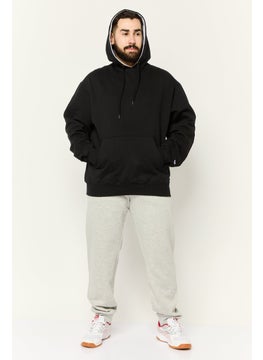 Champion Men Sportswear Fit Embroidered Logo Long Sleeves Outdoor Hoodie, Black  - Image 3