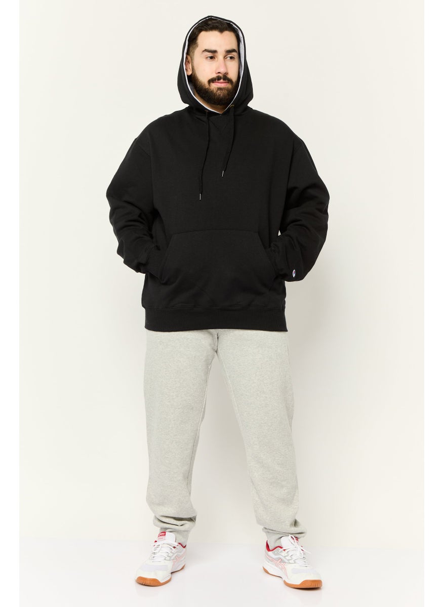 Champion - Men Sportswear Fit Embroidered Logo Long Sleeves Outdoor Hoodie, Black - Image 1