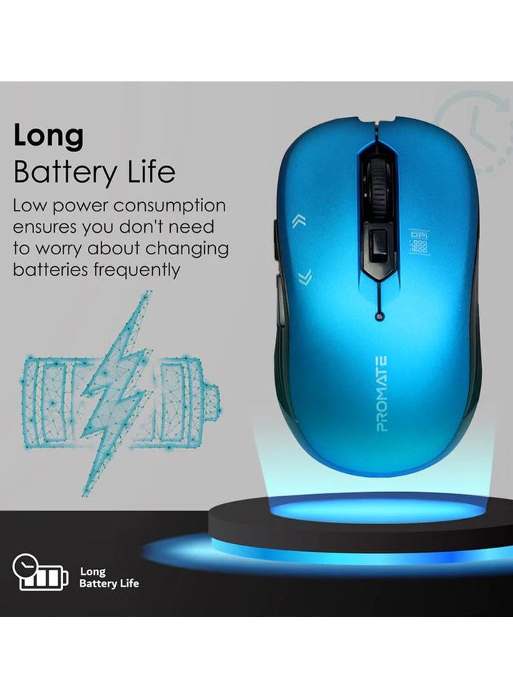 Optical Tracking Ergonomic Mouse, Slider Wireless Mouse 2400 mAh Windows Devices - Image 5