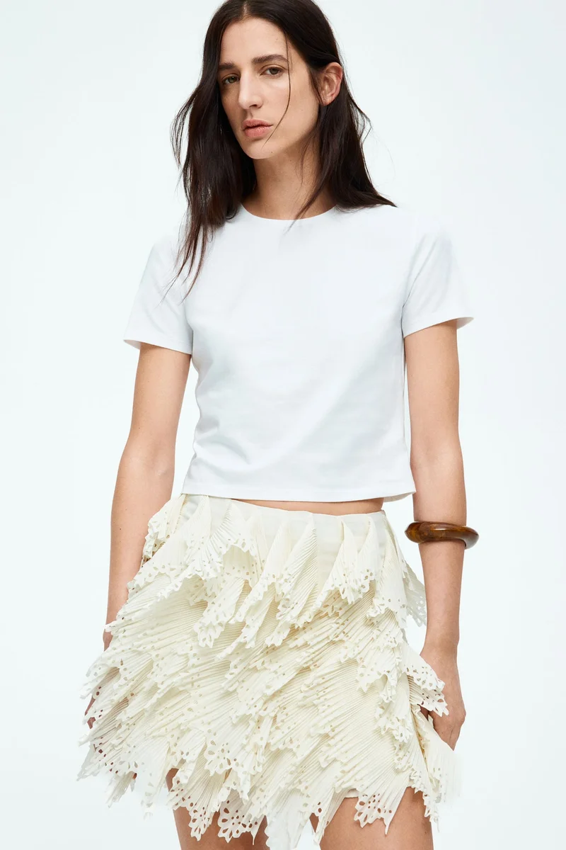 اتش اند ام تي-شيرت قصير