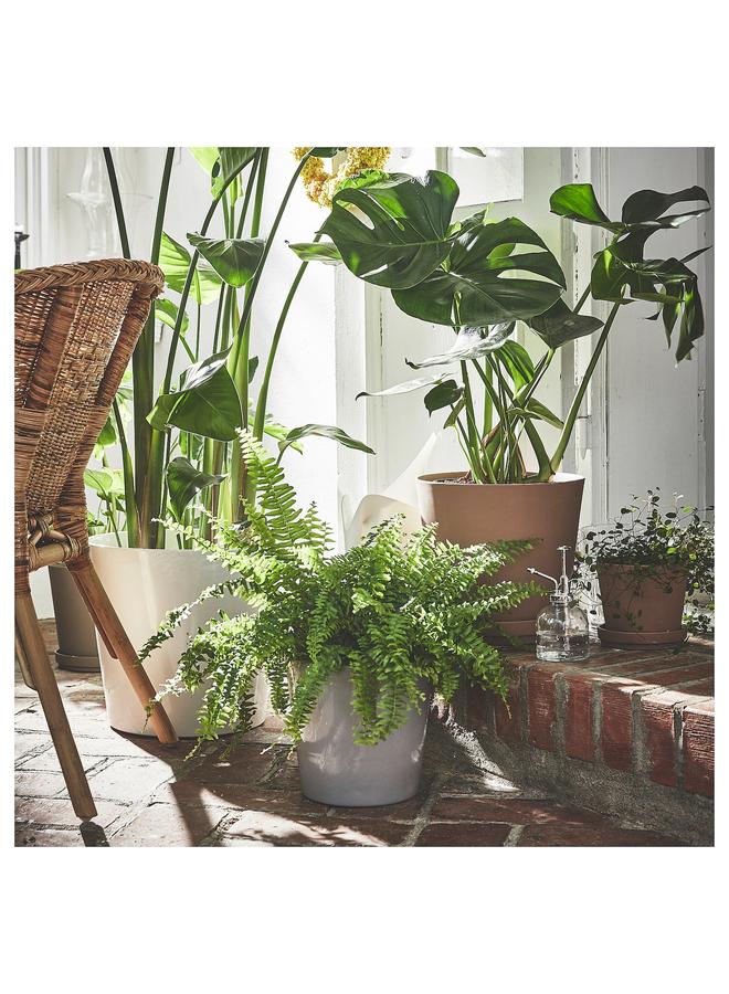 Zaboon Plant pot, in/outdoor grey, 24 cm - Image 5