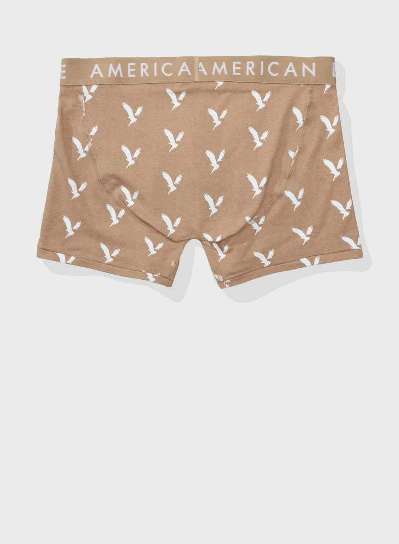American Eagle 3 Pack Logo Band Trunks