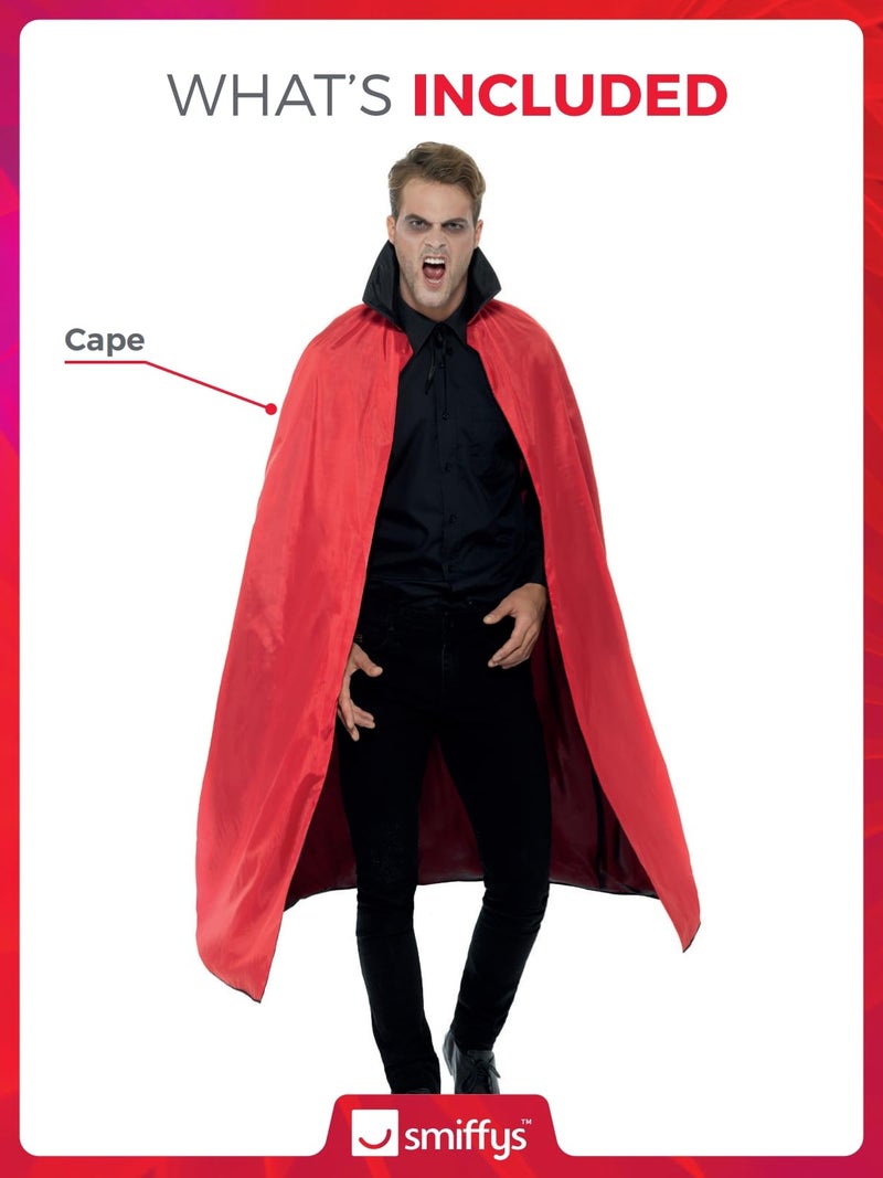 Smiffys عباءة مصاص الدماء القابلة للعكس من سميثيز 46881 (مقاس واحد) - Image 2